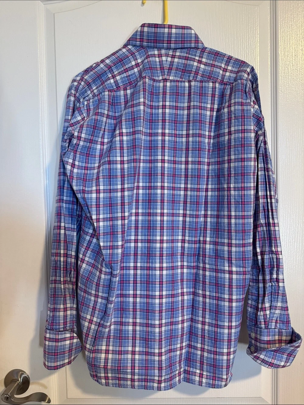 Classic Blue Plaid Button-Down Shirt by J. Crew